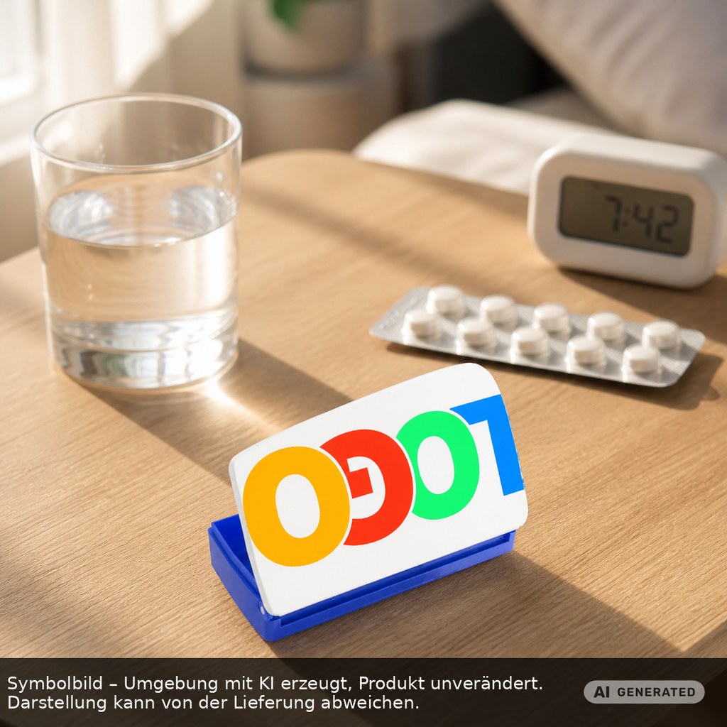 Pillendose "Alpha" als Werbeartikel mit Logo bedrucken