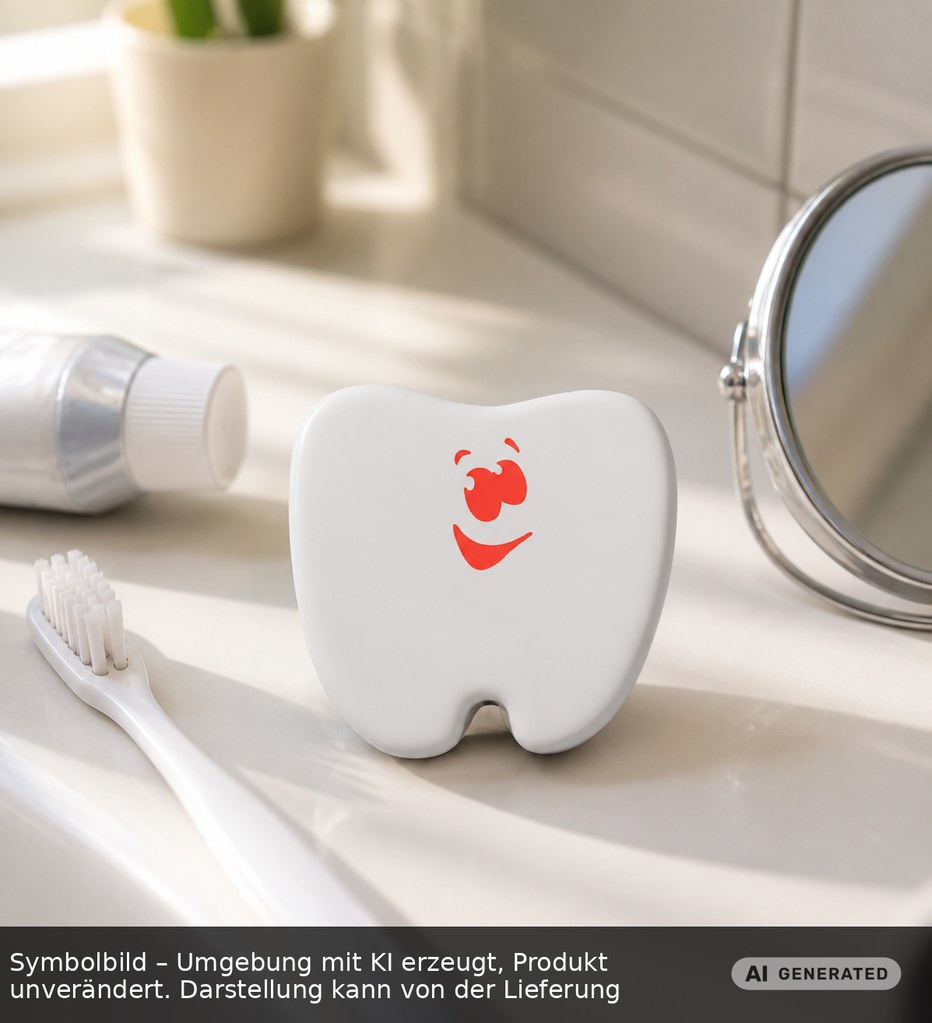 Zahnschienendose "Gesicht" als Werbeartikel mit Logo bedrucken