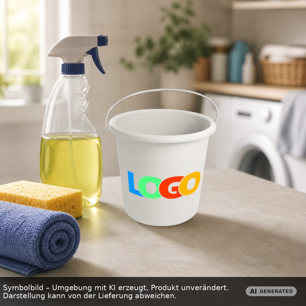 Eimer 10 l als Werbeartikel mit Logo bedrucken