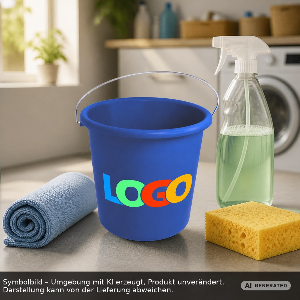 Eimer 10 l als Werbeartikel mit Logo bedrucken