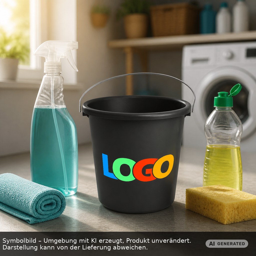 Eimer 10 l als Werbeartikel mit Logo bedrucken