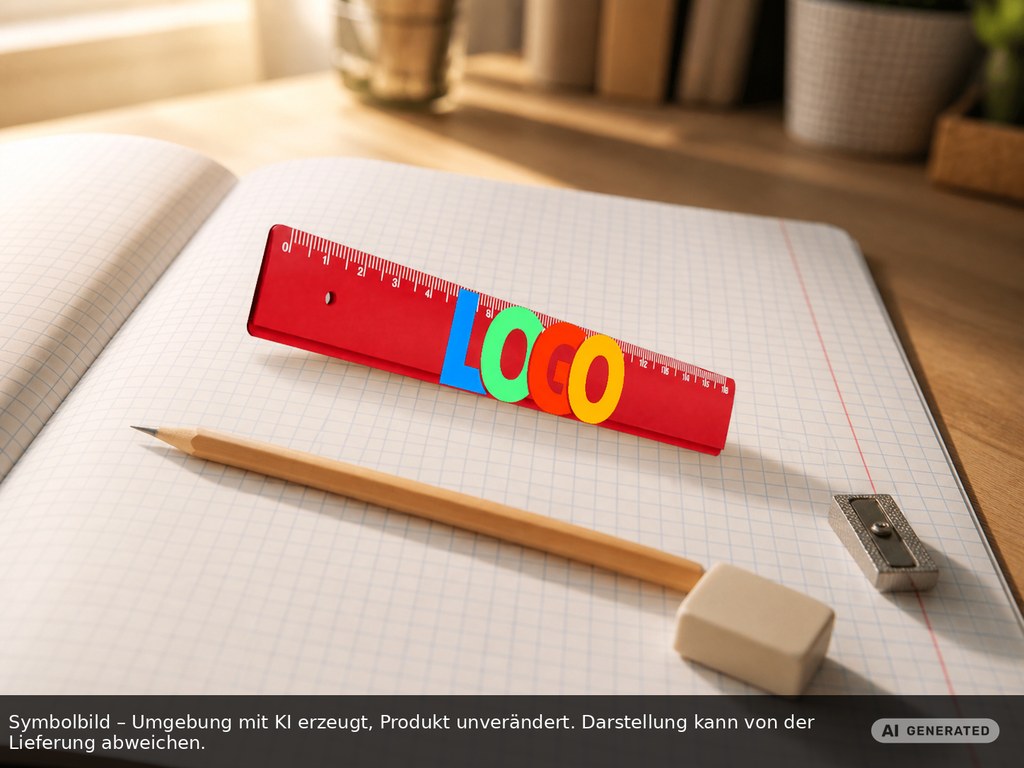 Lineal 16 cm - EXPRESSDRUCK als Werbeartikel mit Logo bedrucken