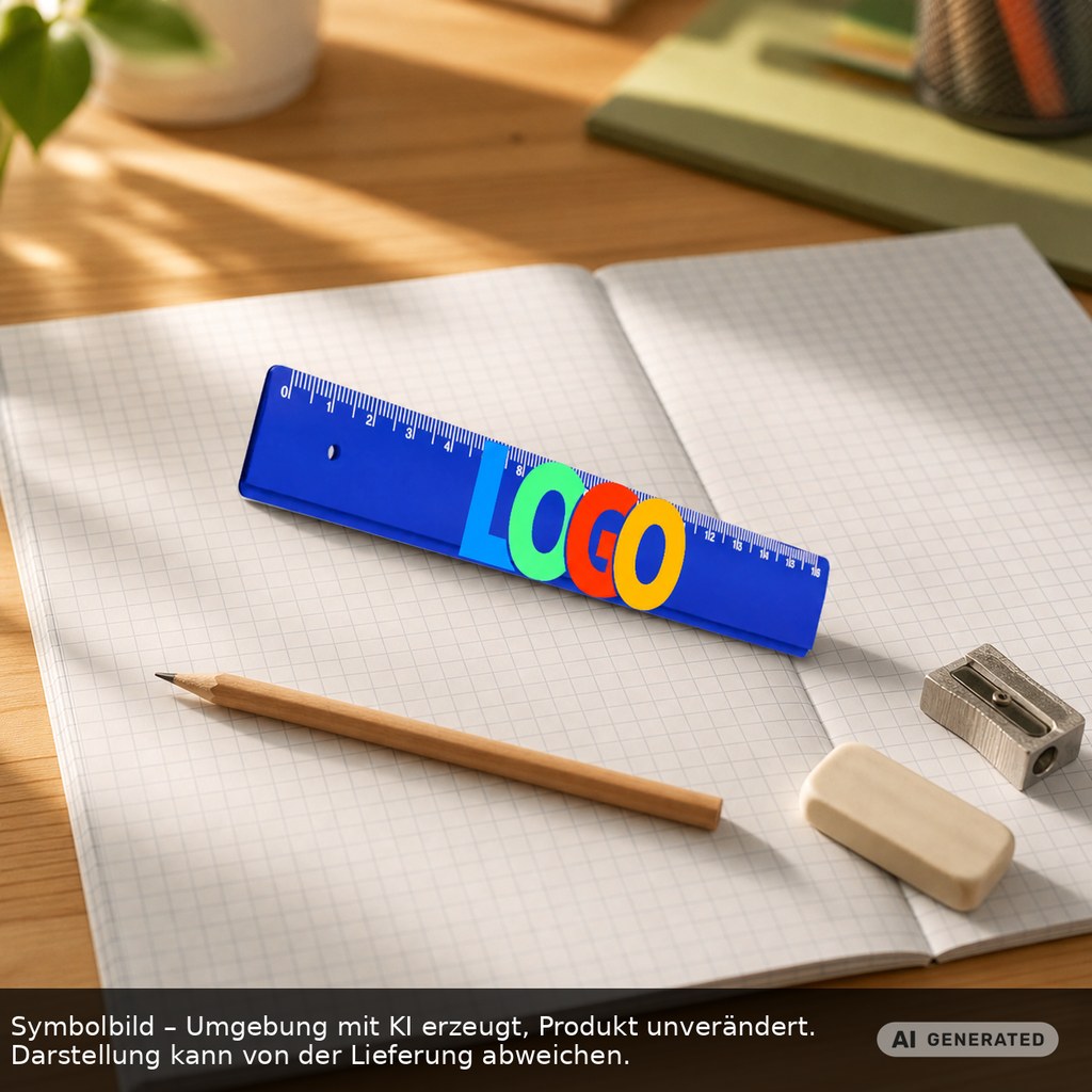 Lineal 16 cm - EXPRESSDRUCK als Werbeartikel mit Logo bedrucken
